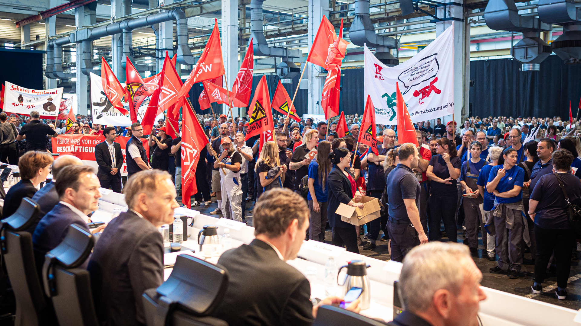 Unions lash out as carmaker weighs German plant closures